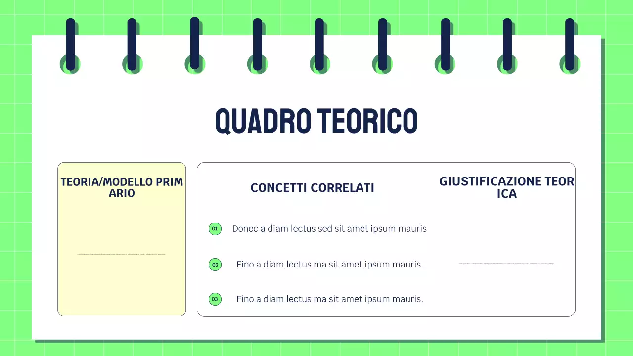 Presentazione della ricerca moderna e verde