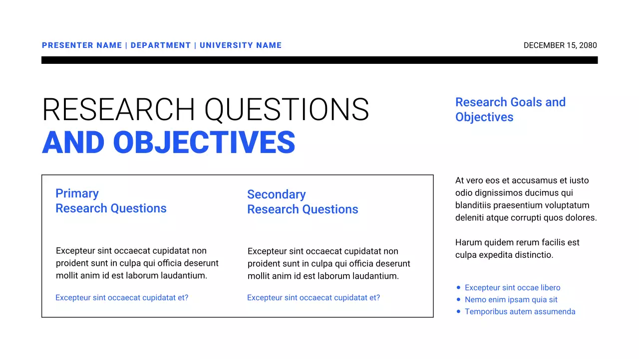 Clean Black and Blue Research Proposal