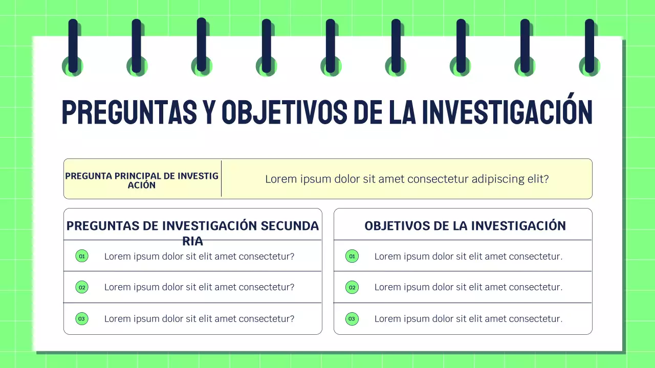 Presentación de investigación moderna y ecológica