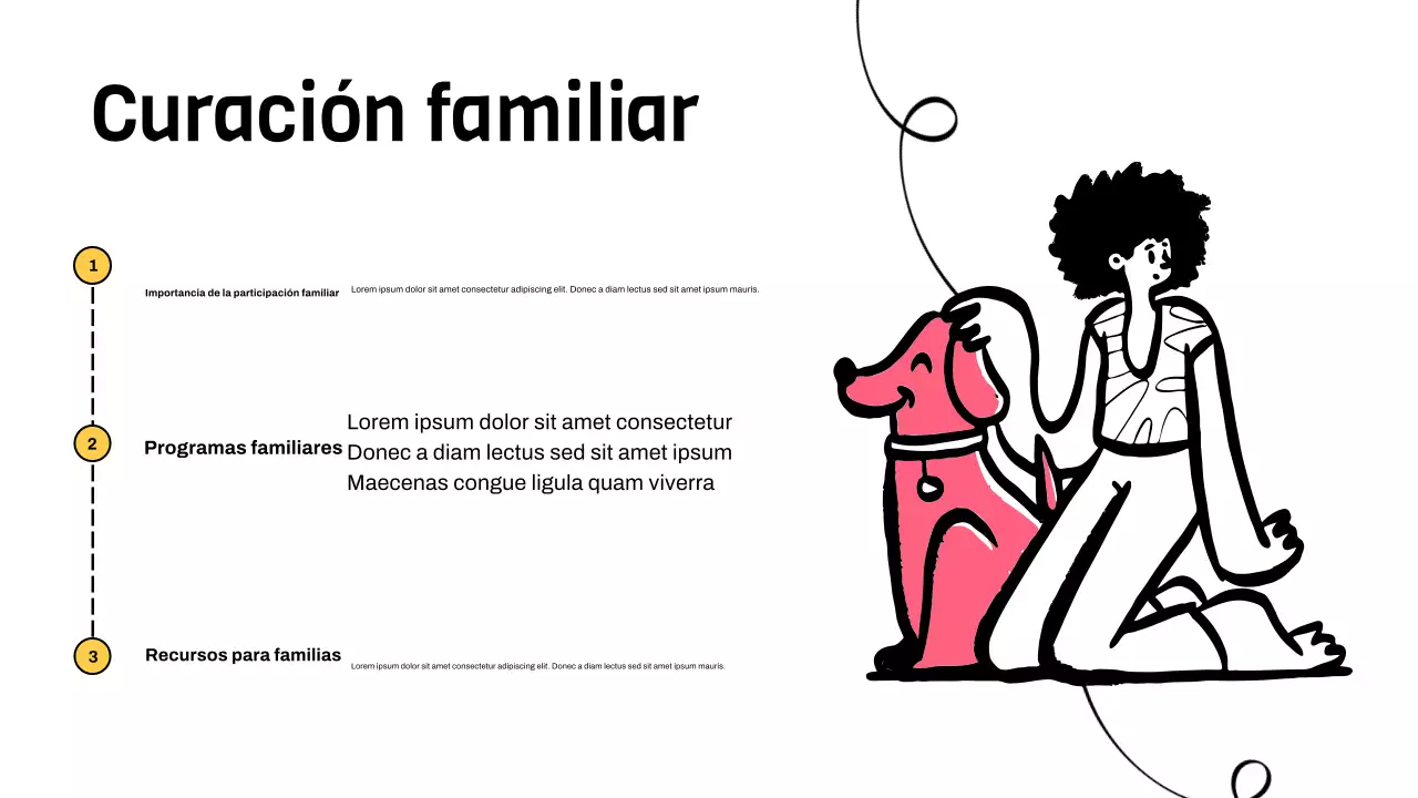 Presentación ilustrativa del tratamiento minimalista rosa