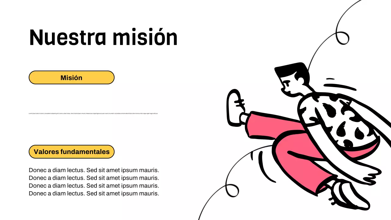 Presentación ilustrativa del tratamiento minimalista rosa