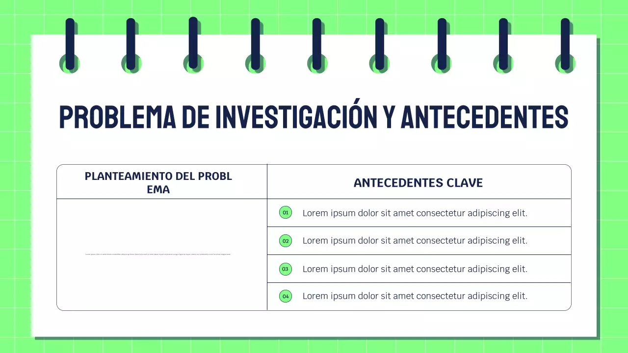Presentación de investigación moderna y ecológica