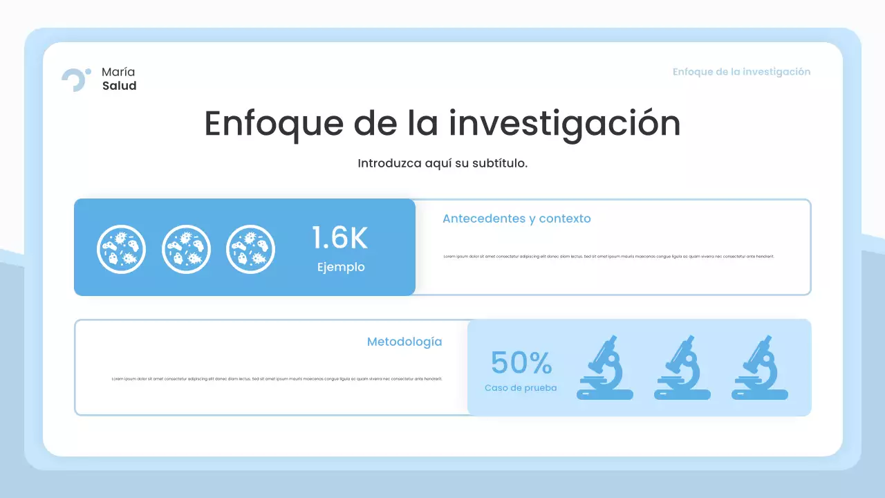 Presentación de Blue Modern Healthcare