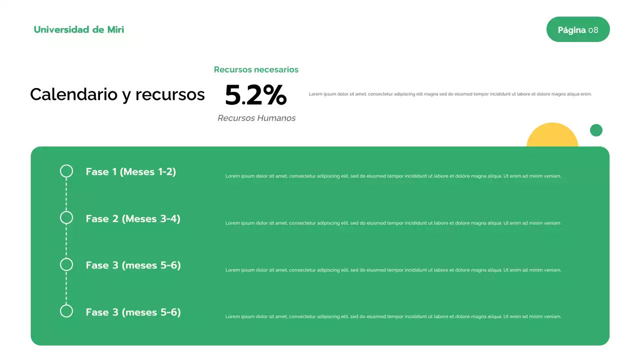 Presentación de investigación moderna y ecológica