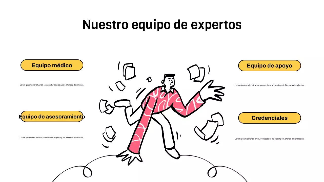 Presentación ilustrativa del tratamiento minimalista rosa