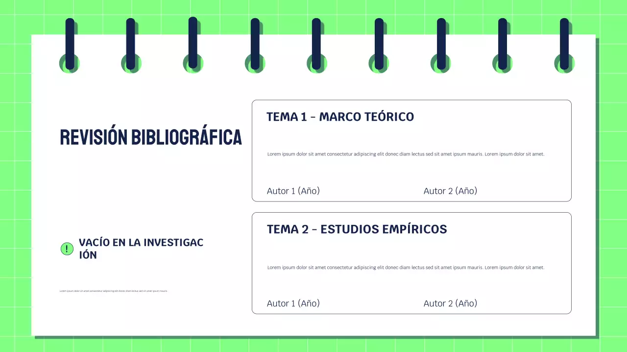 Presentación de investigación moderna y ecológica