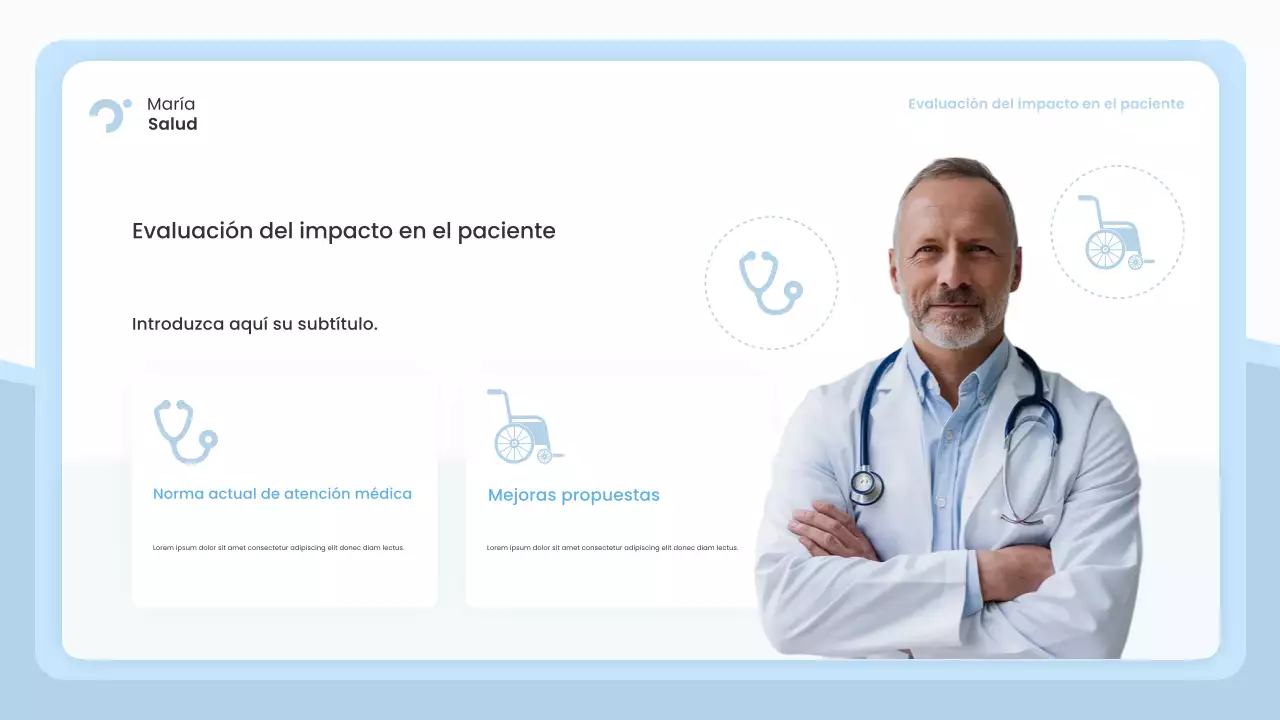 Presentación de Blue Modern Healthcare