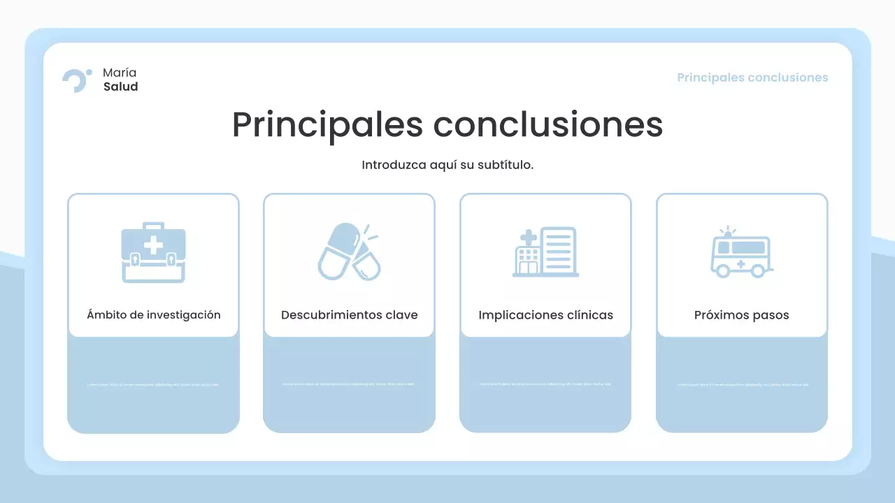 Presentación de Blue Modern Healthcare