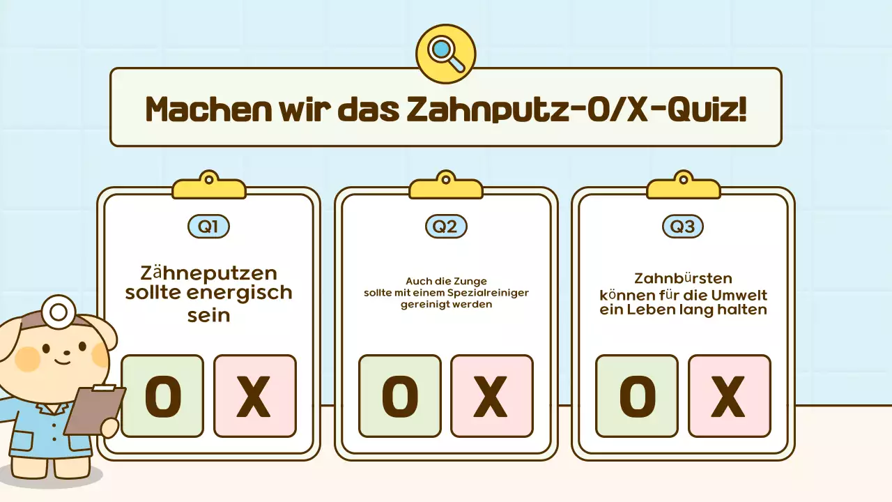 Sky Blue Baby-Lehrmaterialien zur Zahnhygiene