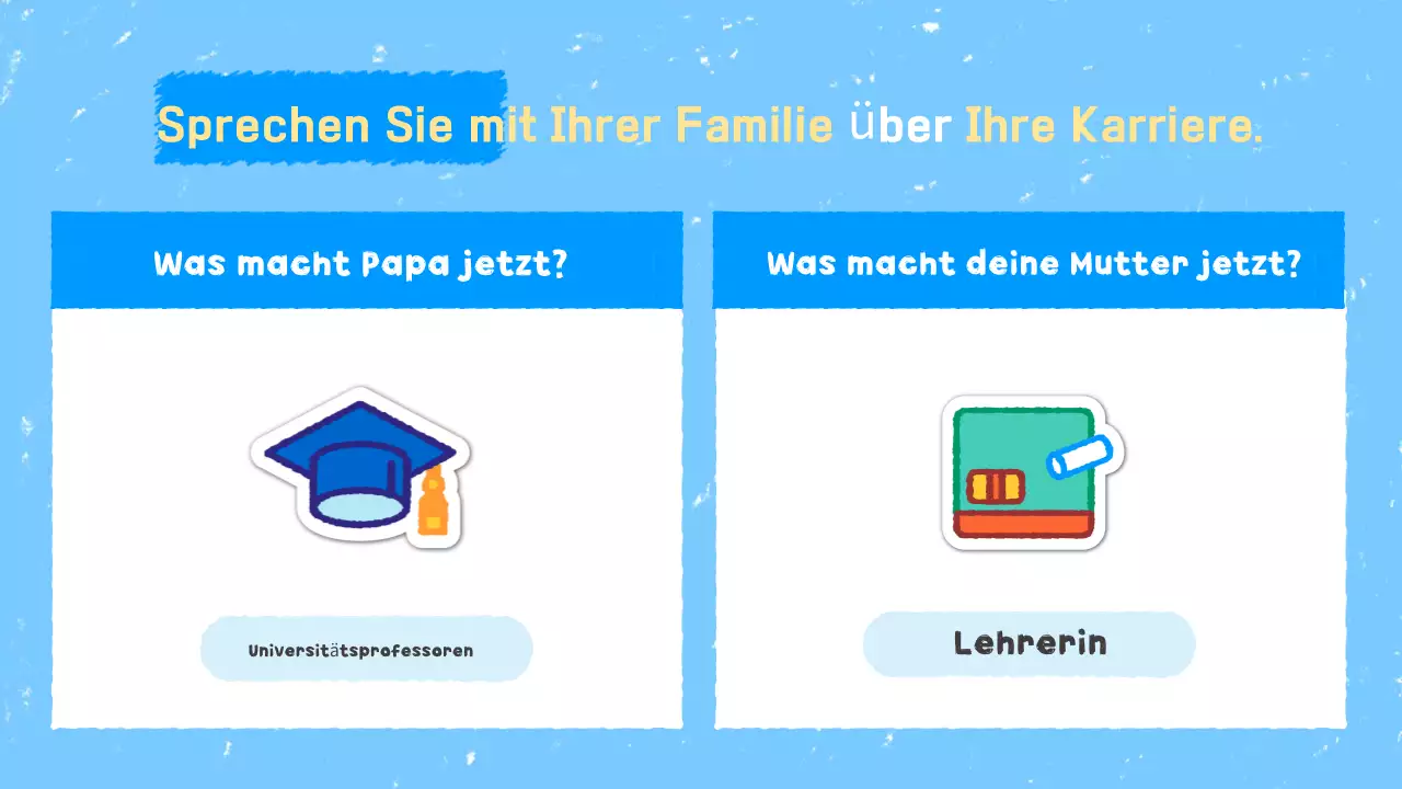 Himmelblauer einfacher Urlaubsplaner mit Lehrmaterialien