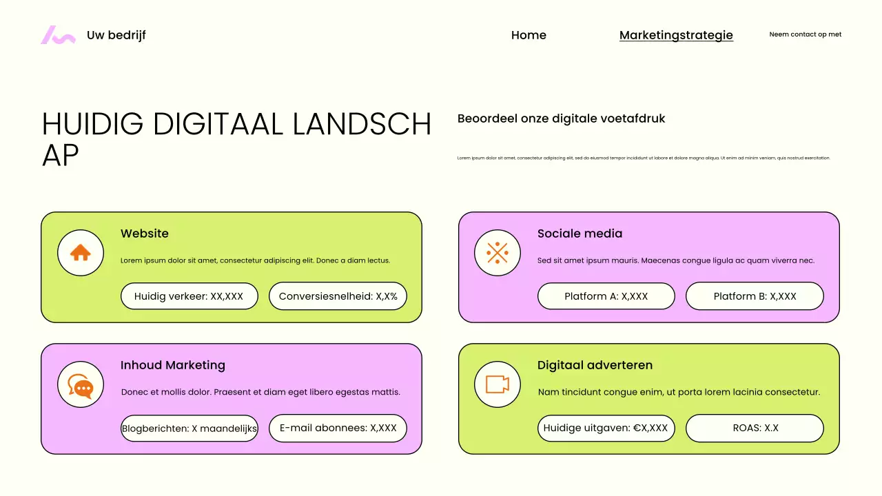 Beige moderne marketingpresentatie