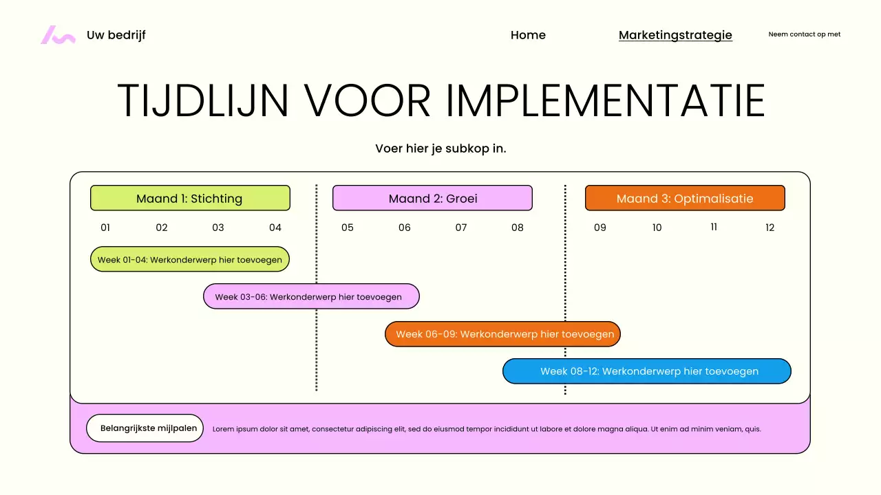 Beige moderne marketingpresentatie
