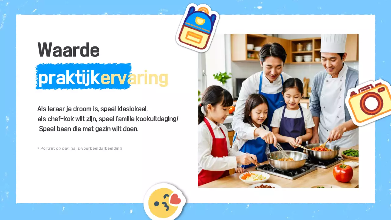 Hemelsblauwe eenvoudige educatieve materialen vakantieplanner