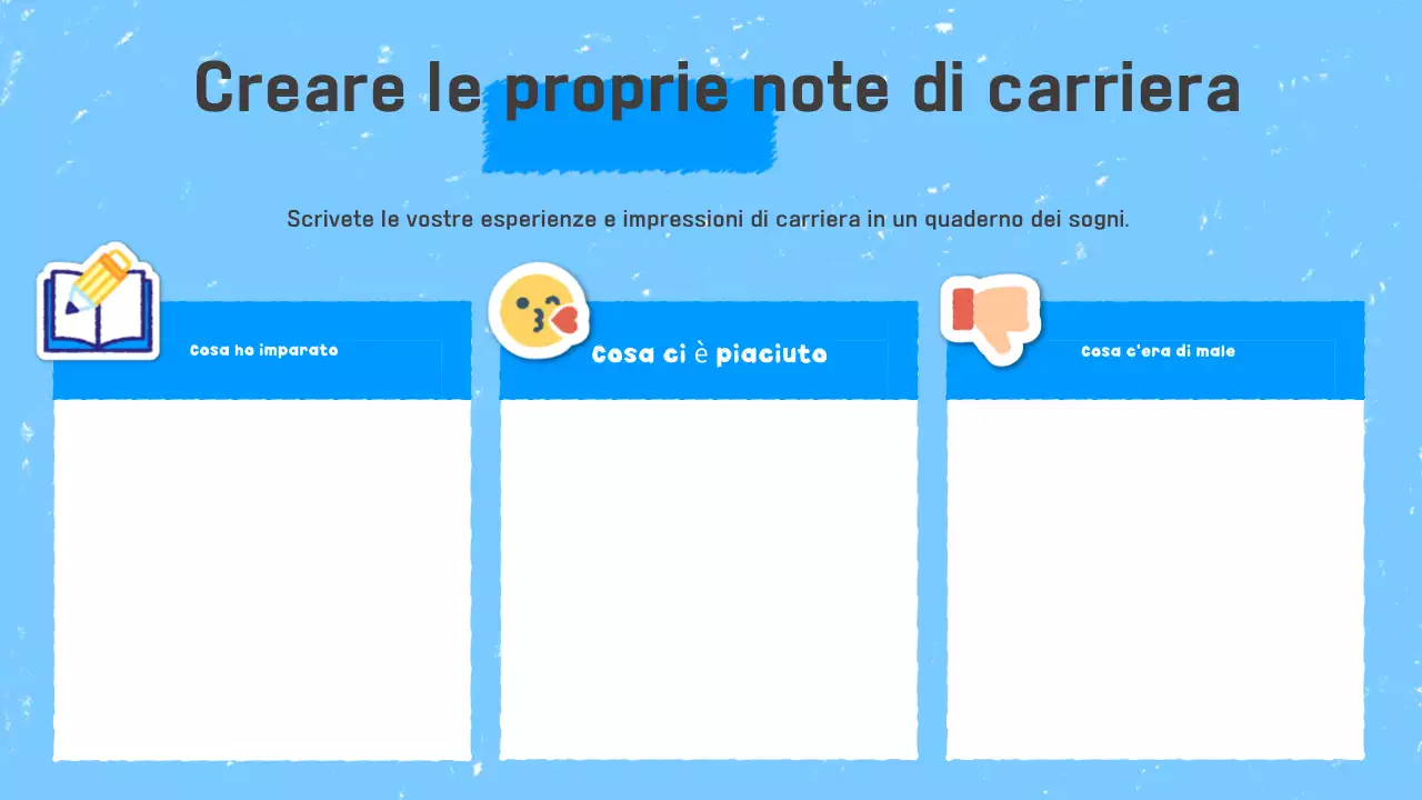 Pianificatore di vacanze con materiali didattici semplici blu cielo
