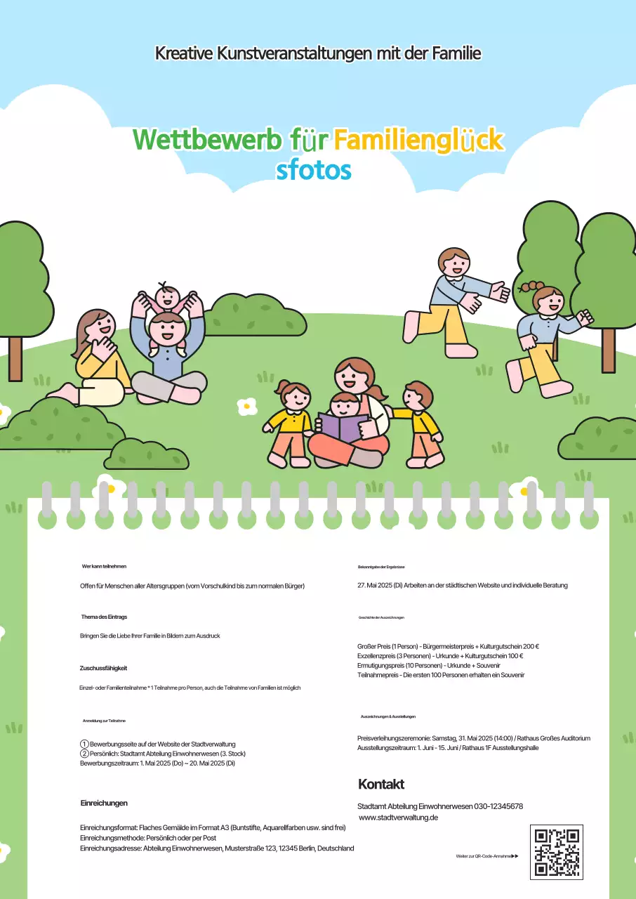 Sky Blue Baby Familienwettbewerb