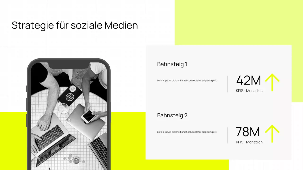 Steigern Sie Ihre Online-Präsenz Minimal Modern Yellow Präsentation