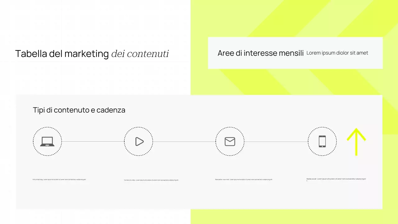 Aumenta la tua presenza online Presentazione moderna e minimalista gialla