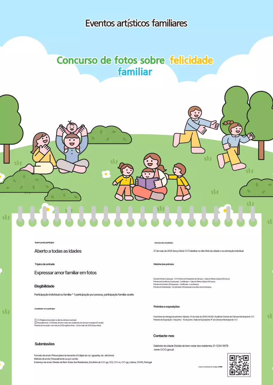 Concurso Família Bebê Azul Céu