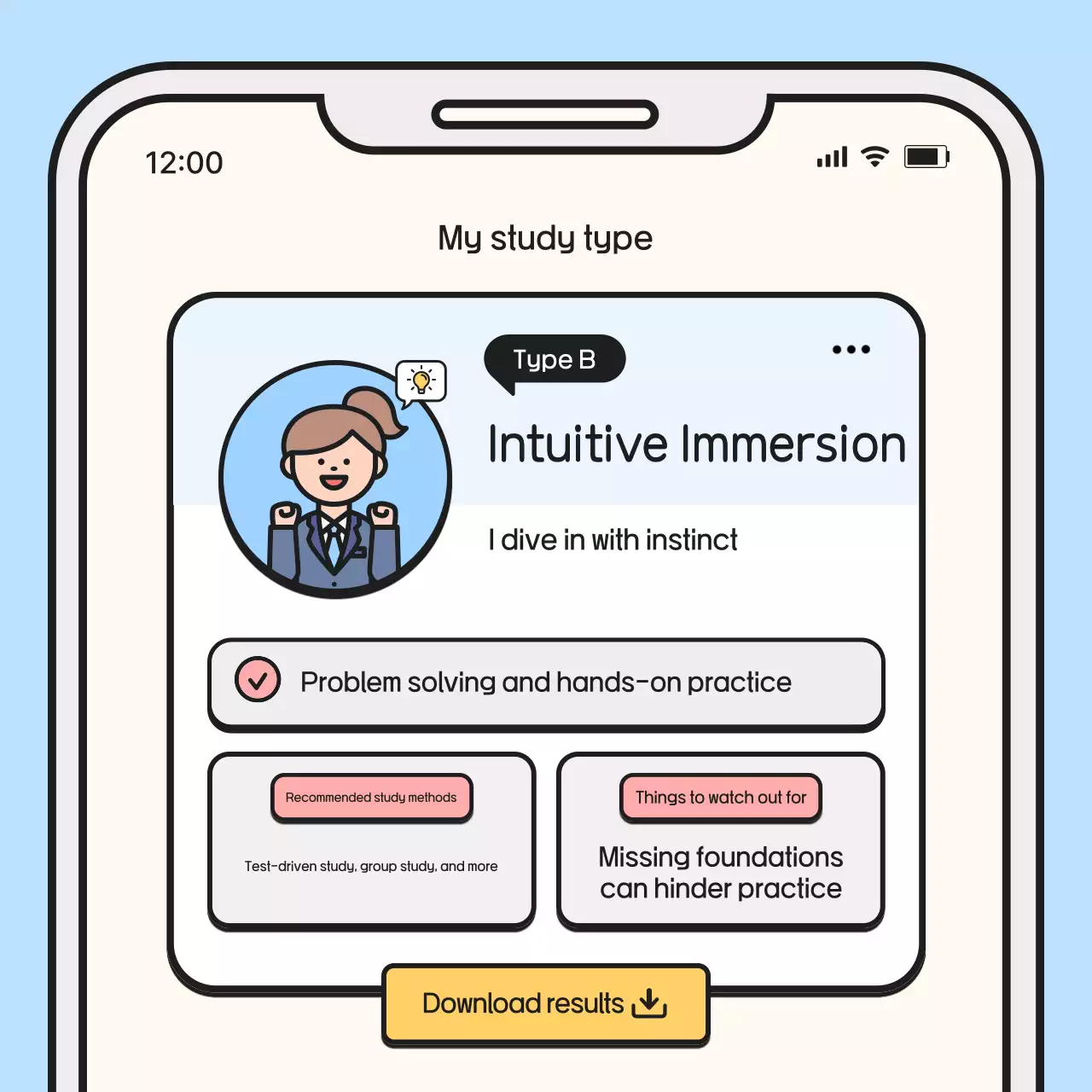 Portfólio Educacional Bege para Bebês