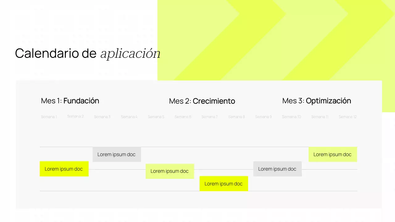 Impulsa tu presencia online: presentación minimalista moderna en amarillo