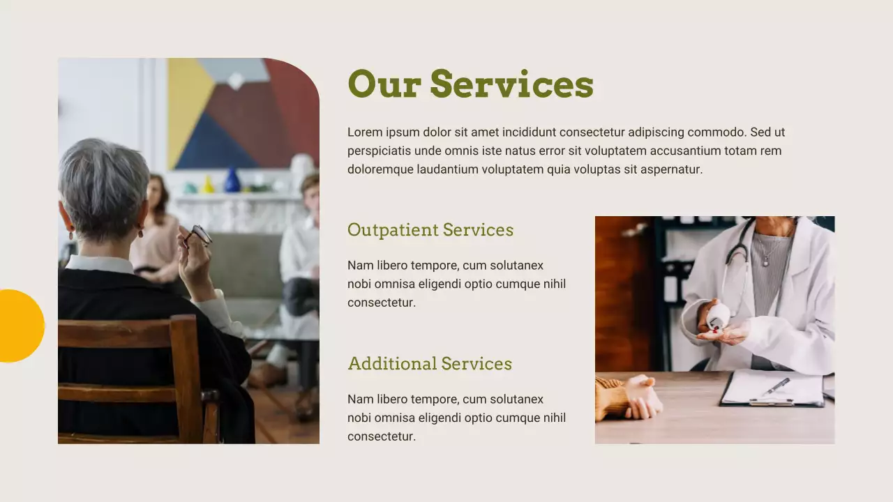 Beige and Olive Substance Abuse Recovery Presentation