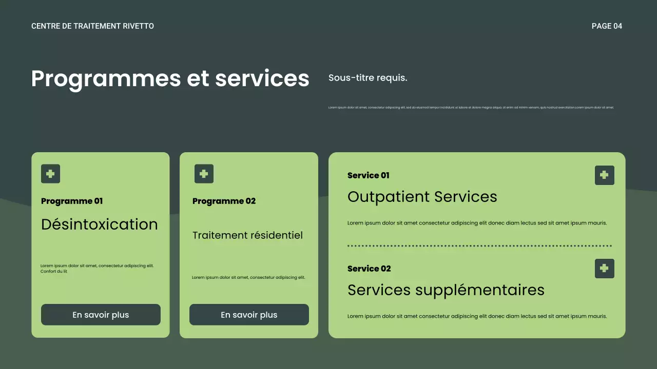 Présentation du bien-être et de la récupération modernes et écologiques