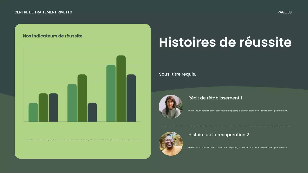 Présentation du bien-être et de la récupération modernes et écologiques