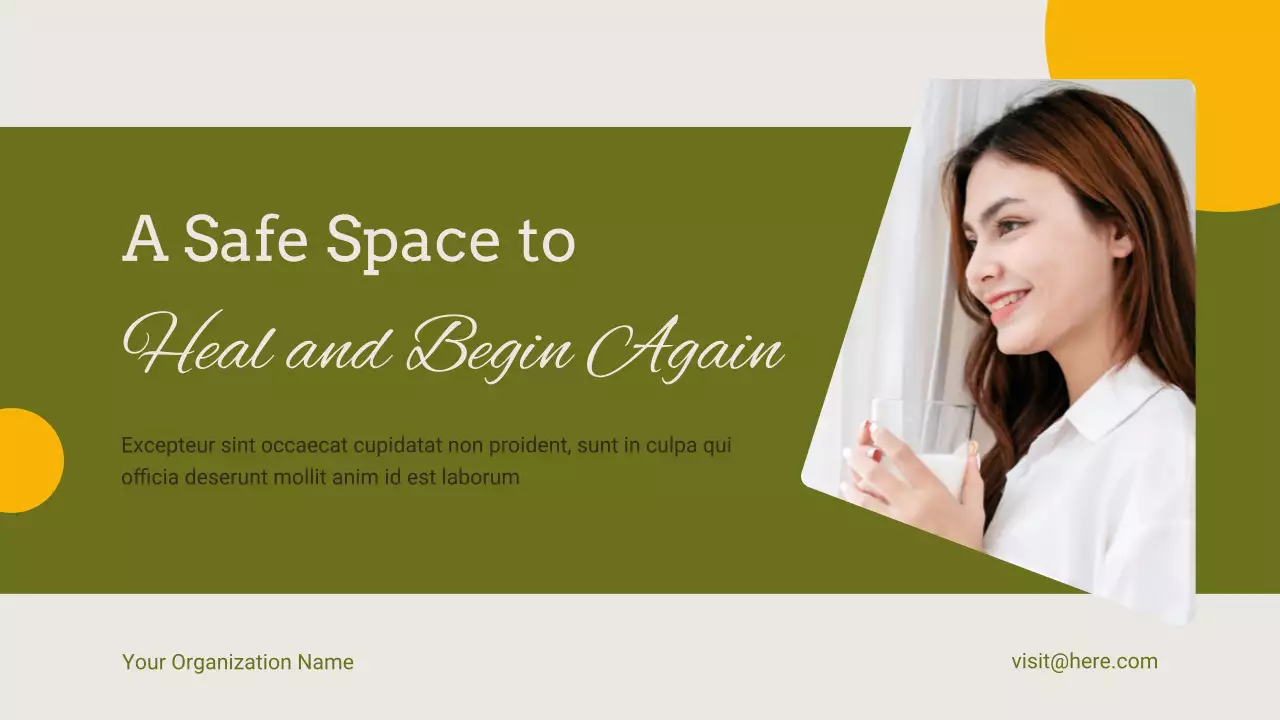 Beige and Olive Substance Abuse Recovery Presentation