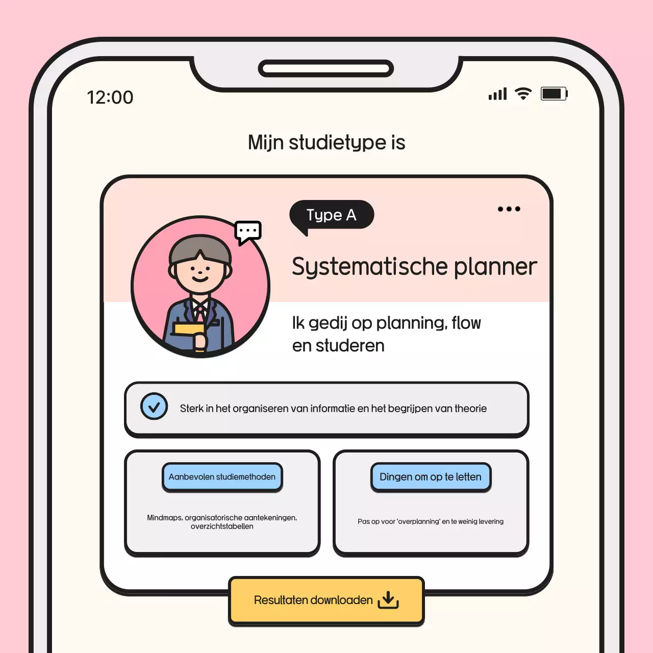 Beige Baby Educatie Portfolio