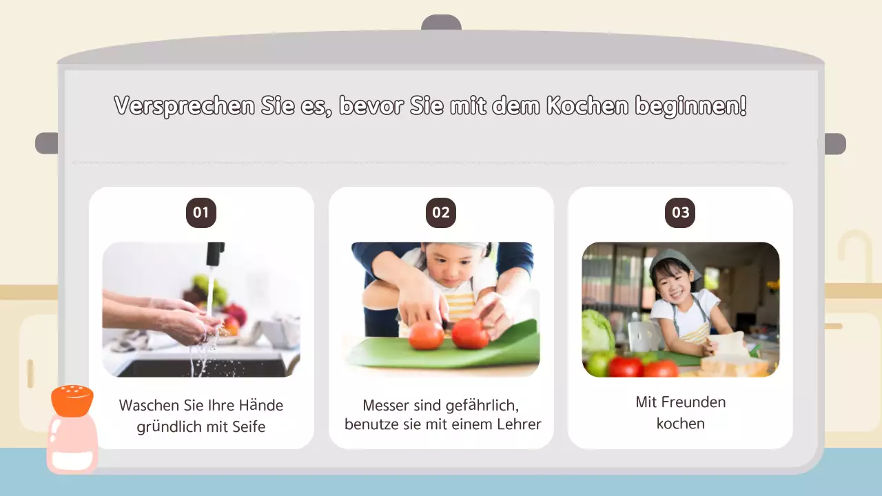 Lehrmaterialien zum Thema „Orange Baby Cooking“