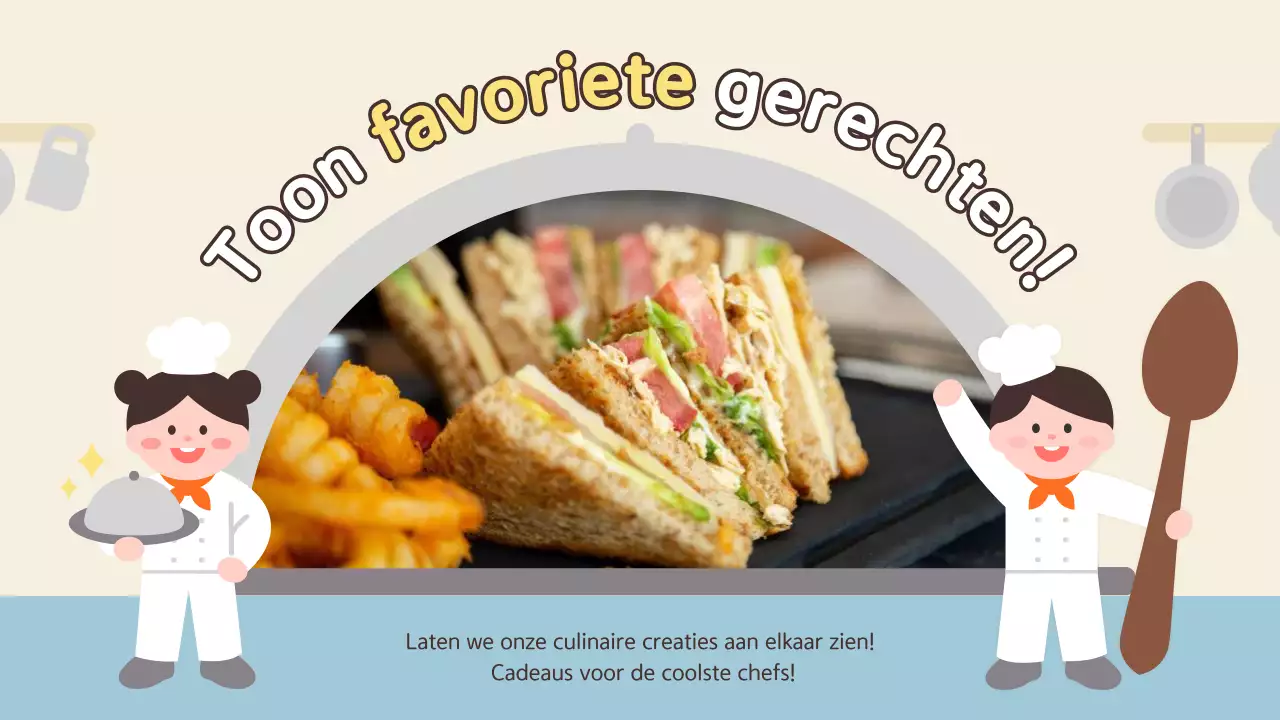 Oranje Baby Kook Educatief Materiaal