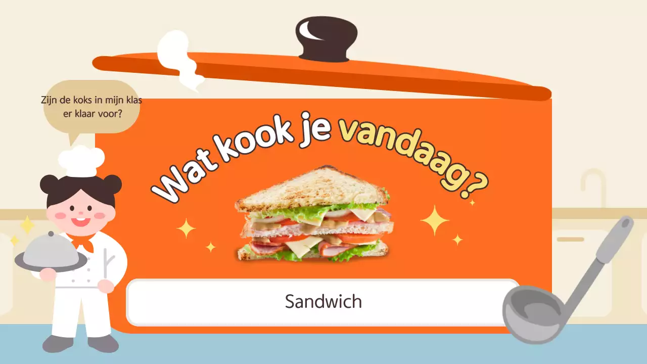 Oranje Baby Kook Educatief Materiaal