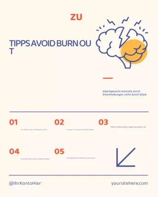 Instagram-Beitrag „Orange Modern Wellness Guide“