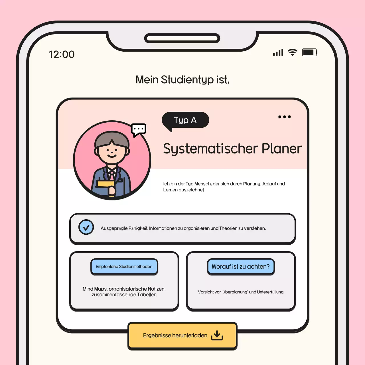 Beige Baby Education Portfolio