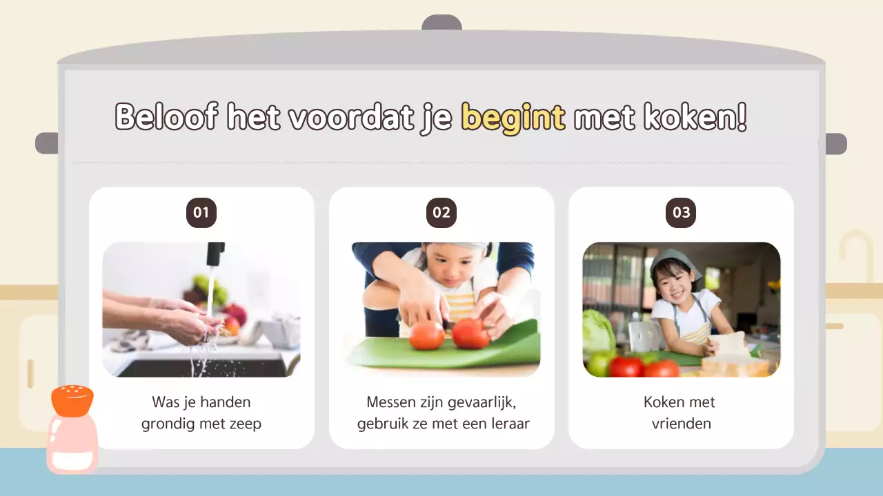 Oranje Baby Kook Educatief Materiaal