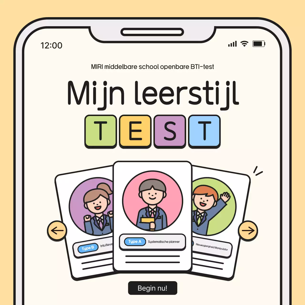 Beige Baby Educatie Portfolio