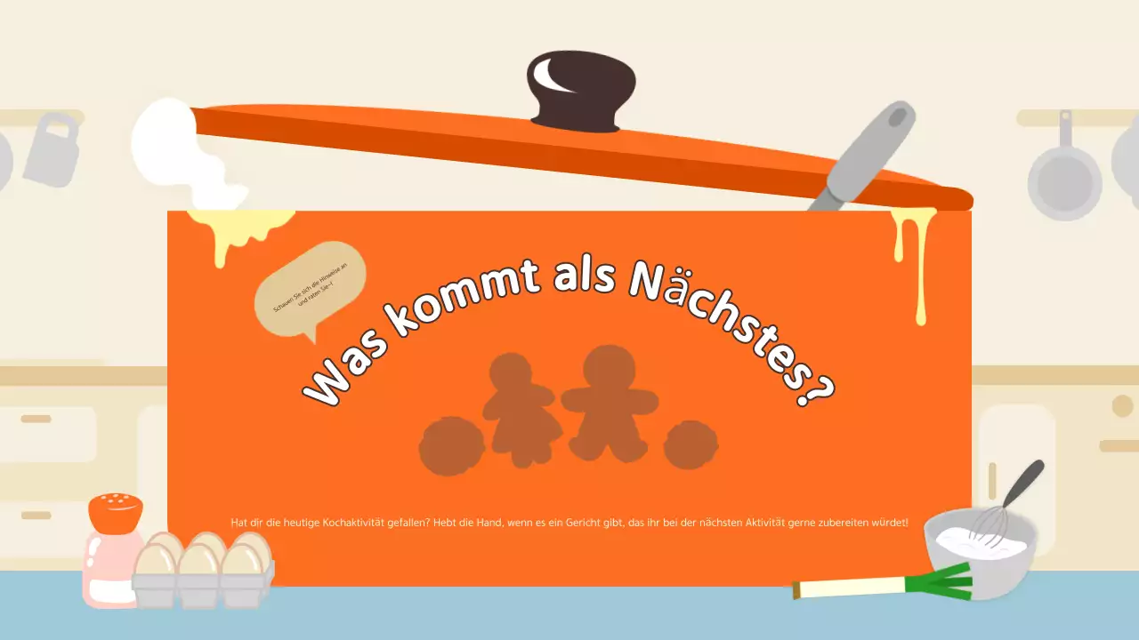 Lehrmaterialien zum Thema „Orange Baby Cooking“