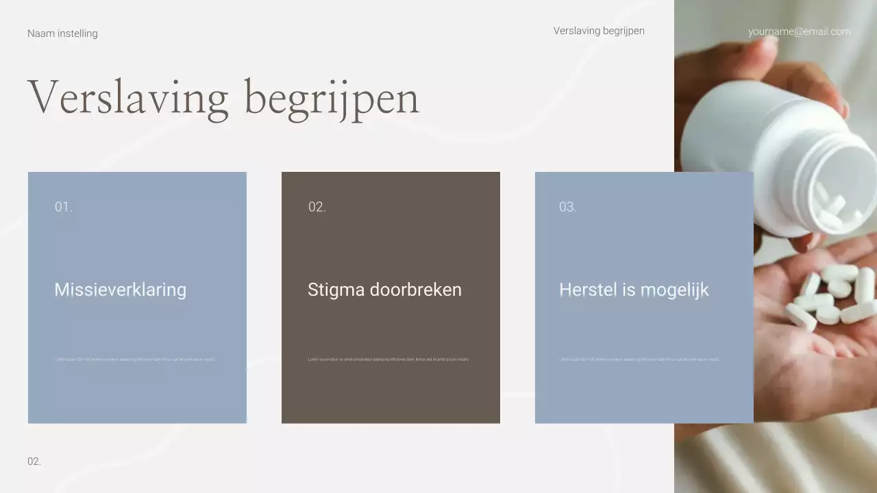 Presentatie van Simple and Human Wellness Center voor herstel van verslavingen