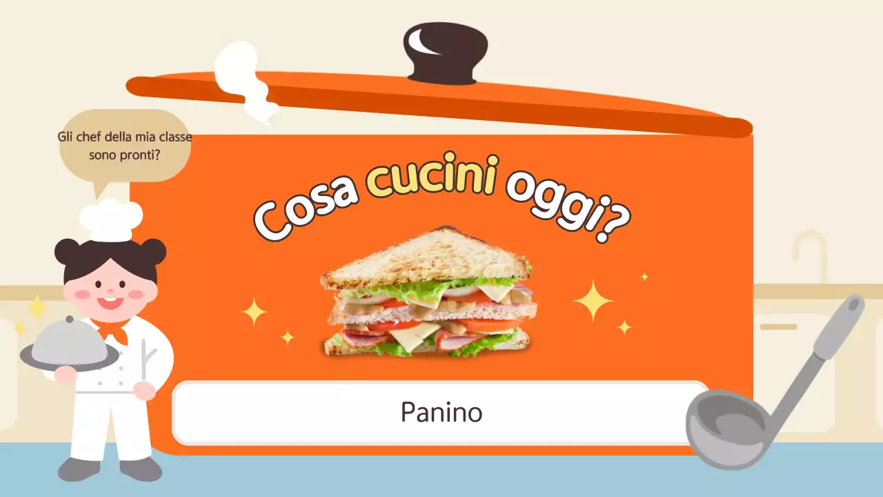 Materiali didattici per cucinare con Orange Baby