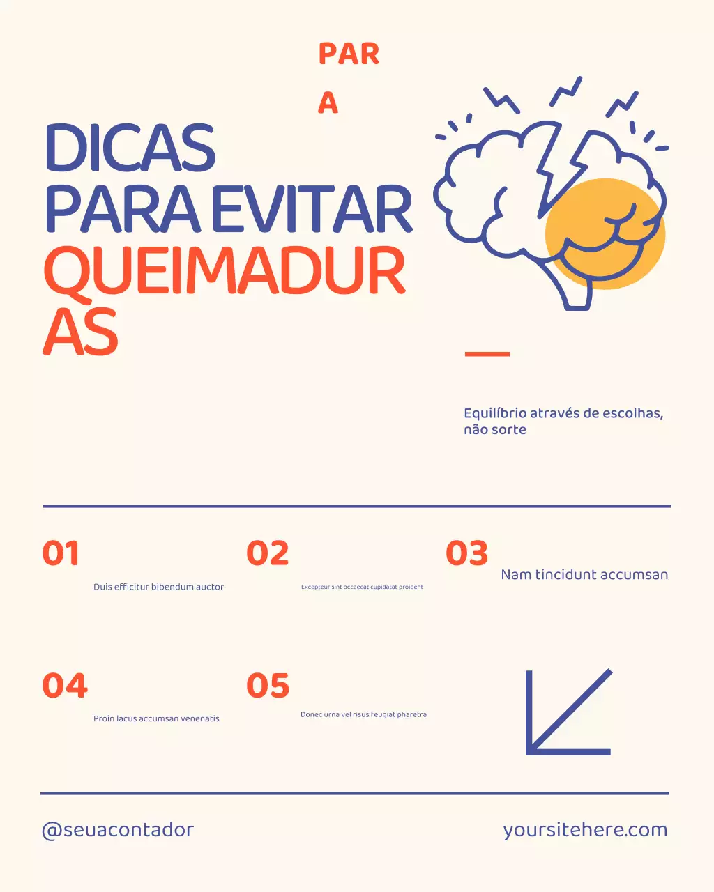 Postagem do Instagram do Guia de Bem-Estar Moderno da Orange