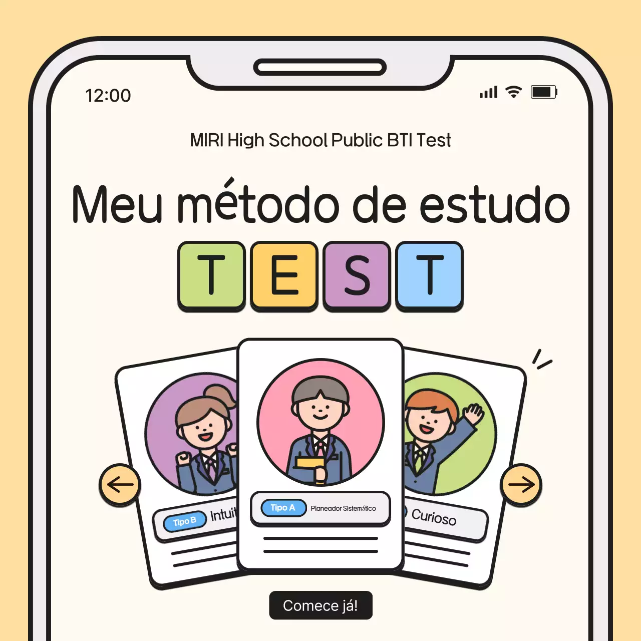 Portfólio Educacional Bege para Bebês