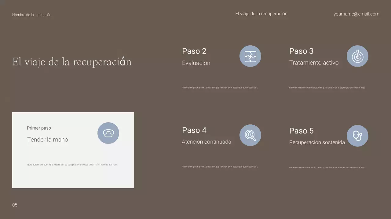 Presentación sobre la recuperación de adicciones del Centro de Bienestar Simple y Humano