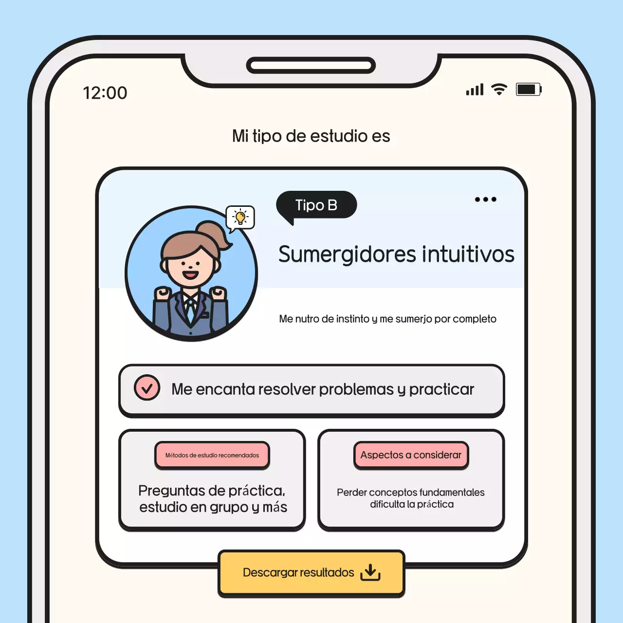 Portafolio educativo para bebés en color beige