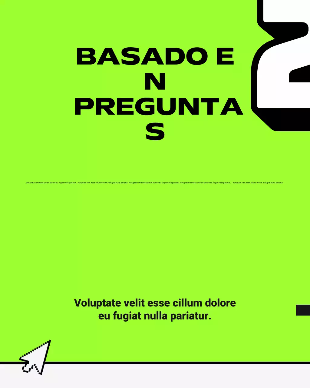 guía de contenido retro azul