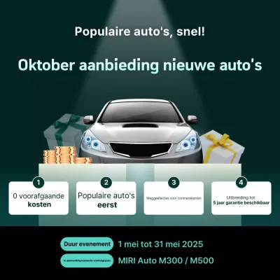 Groene moderne autopromotie