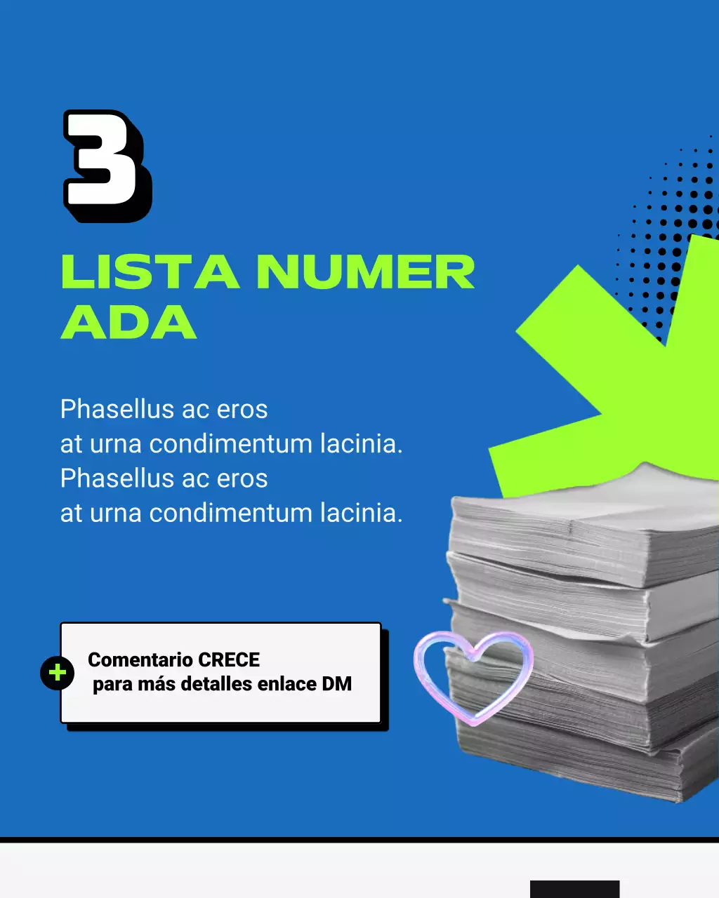 guía de contenido retro azul