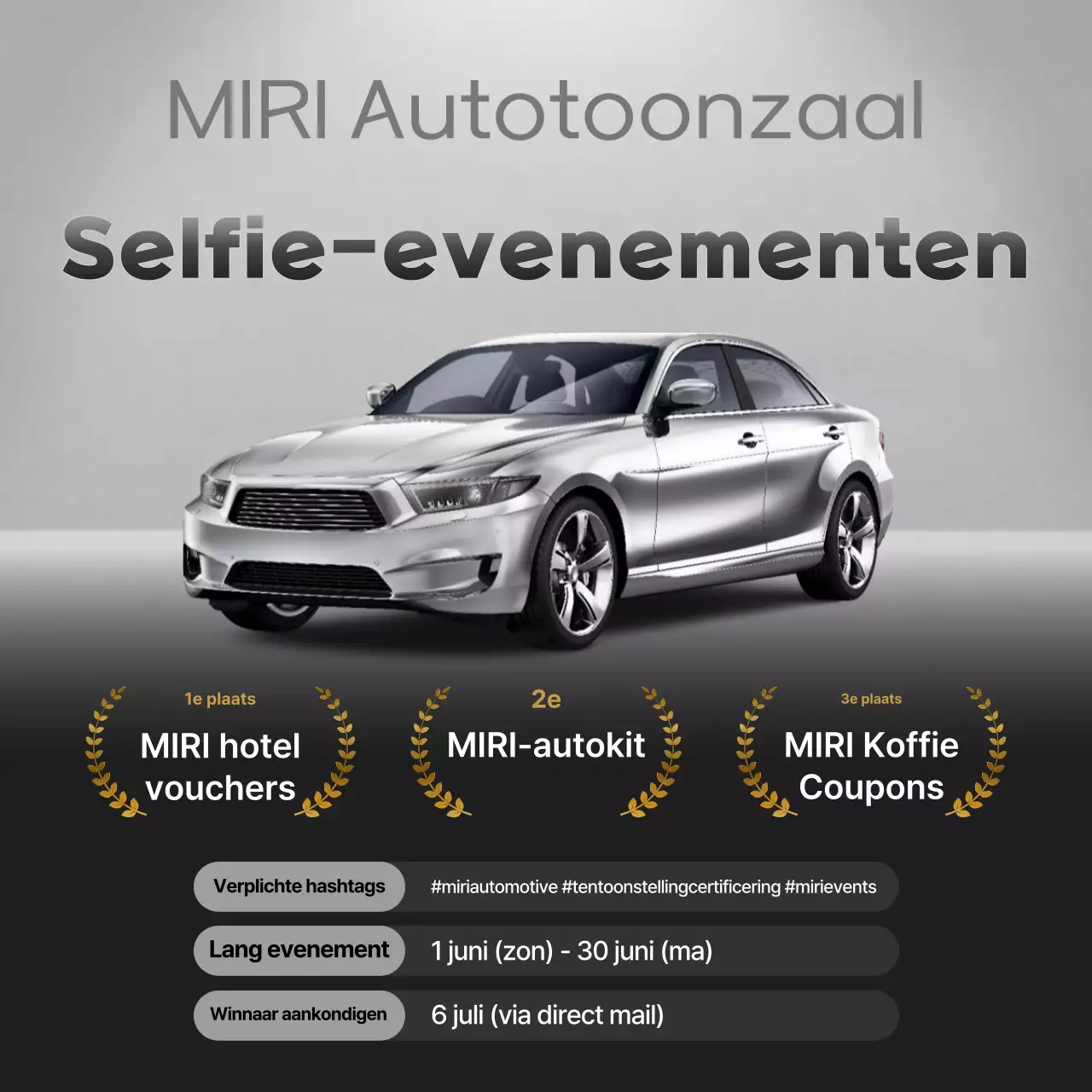 Grijs Modern Auto-evenement