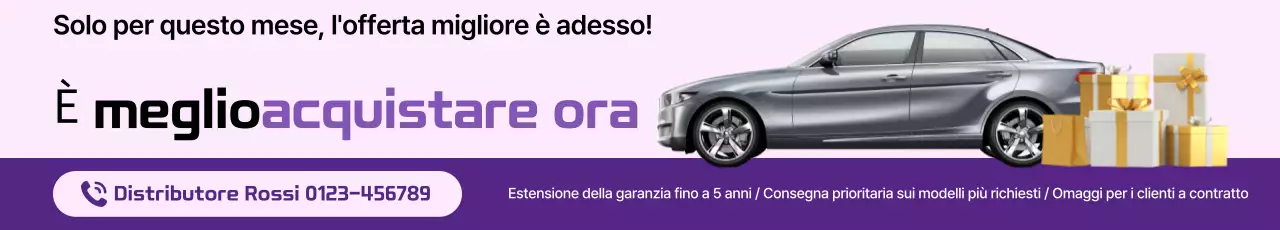 Pubblicità dell'auto moderna Yeon Bora