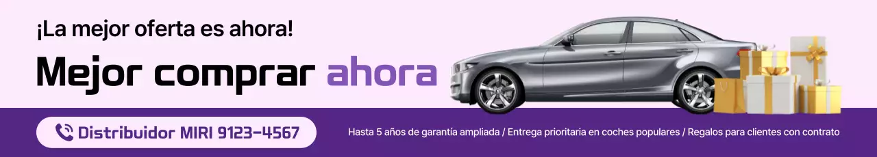 Anuncio del coche moderno Yeon Bora