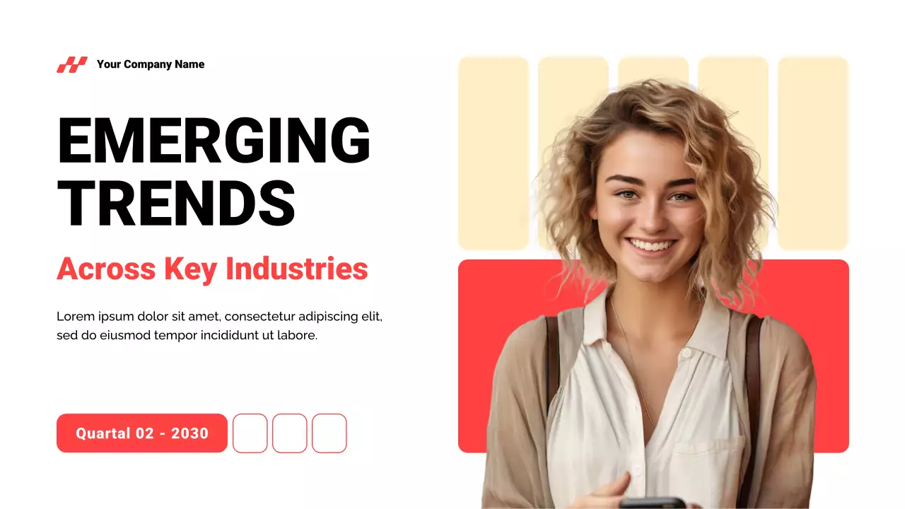 Orange Yellow Market Trends Report Presentation